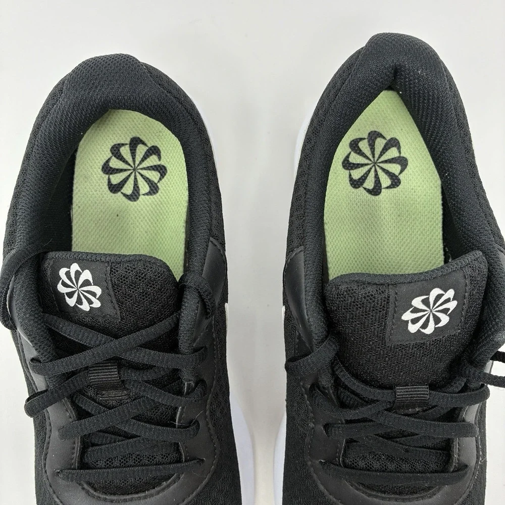 Nike Tanjun DJ6258-003 Men's 7.5 Black White Mesh Low Top Sneakers Shoes